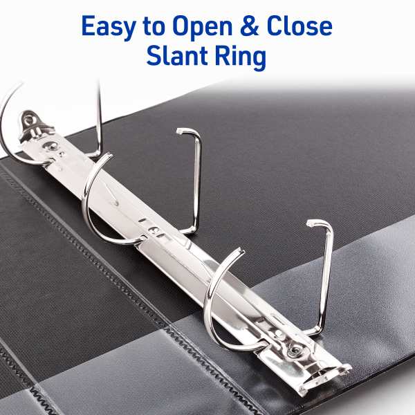 Avery(R) Durable View 3 Ring Binder, 2 Inch Slant Rings, 530Sheet